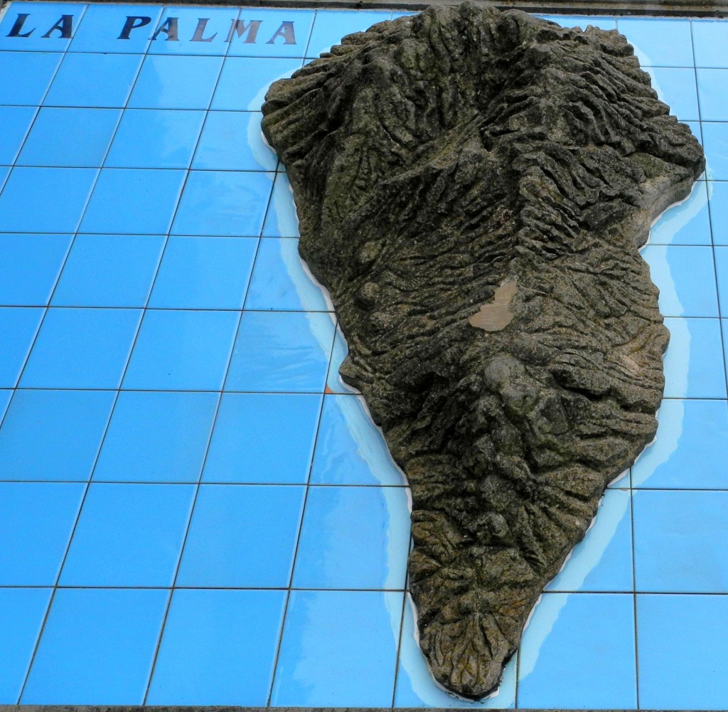 Carte La Palma, Les Canaries